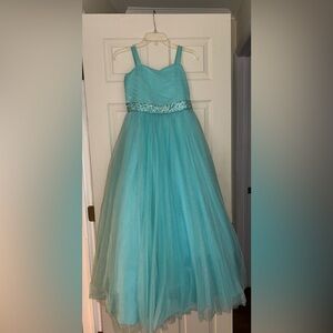 Tiffany Designs Sky Blue Pageant Dress Girls